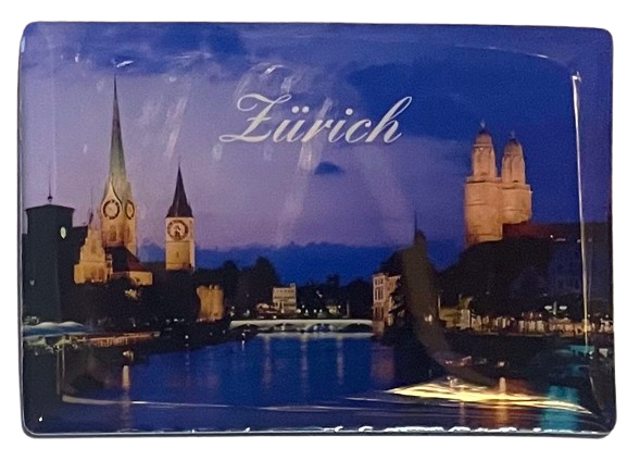 Magnet · Zuerich · Stadtansicht · Fraumuenster Grossmuenster