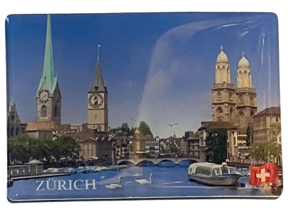 Magnet · Zuerich · Stadtansicht · Fraumuenster Grossmuenster