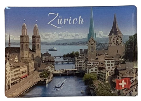 Magnet · Zuerich · Stadtansicht · Grossmuenster Fraumuenster
